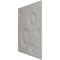 Ekena Millwork 19 5/8in. W x 19 5/8in. H Cole EnduraWall Decorative 3D Wall Panel Covers 2.67 Sq. Ft. WP20X20COGBW - alternate 3